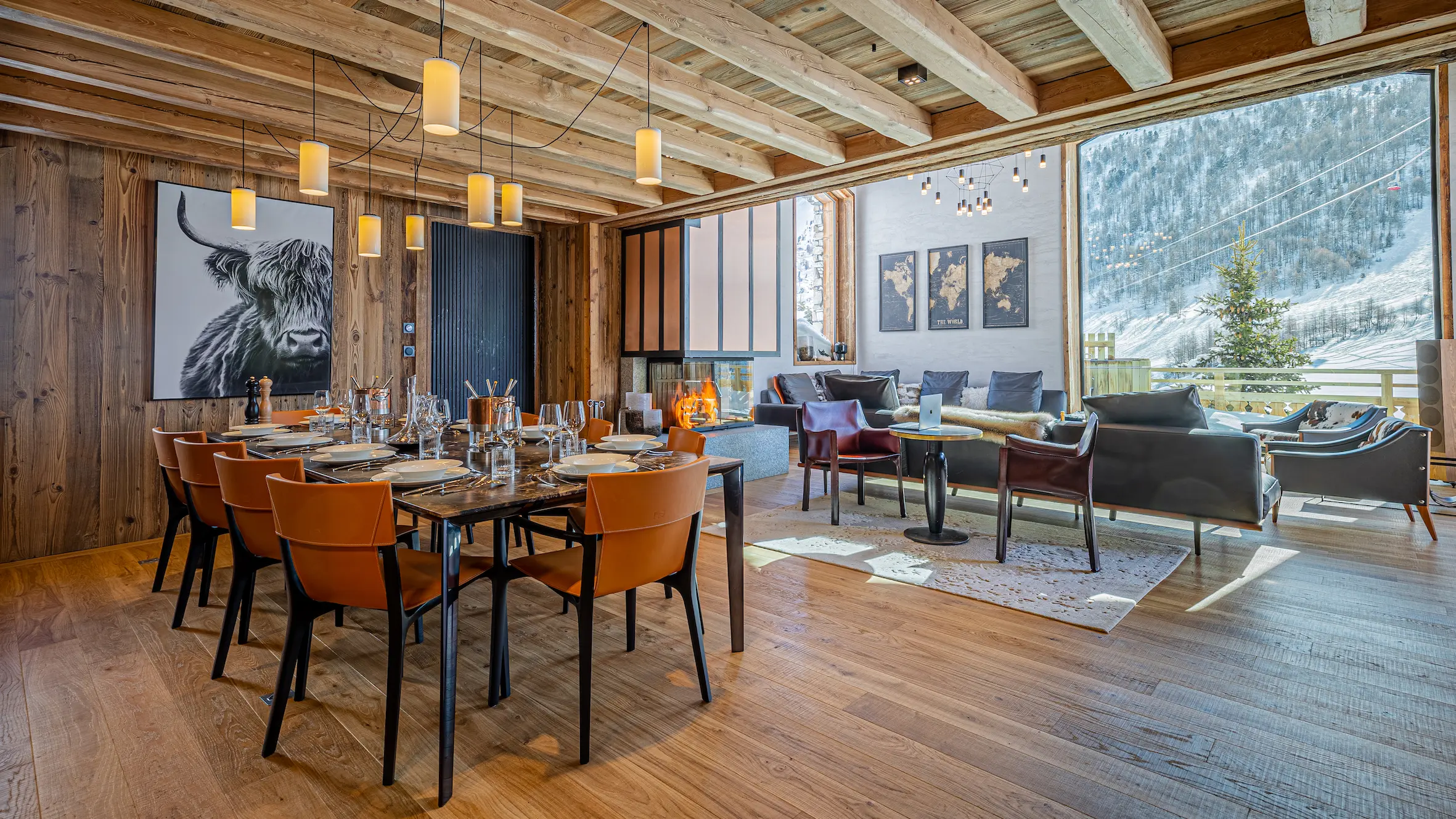 Dining room at Chalet Orso