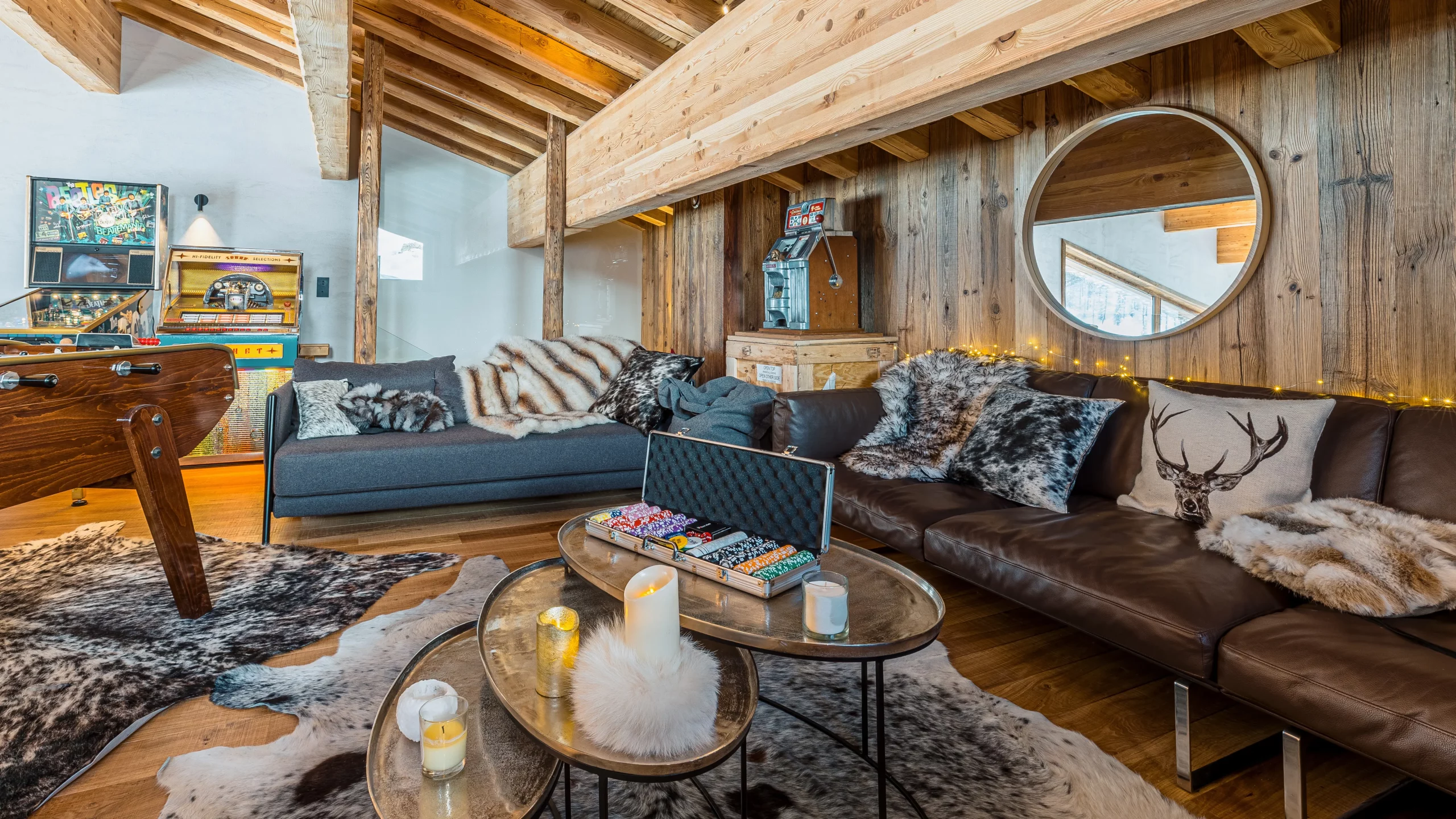 Games room in Chalet Orso