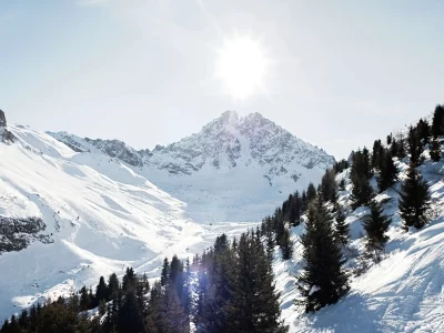 Courchevel mountain range